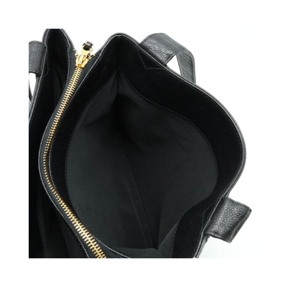 Pre Loved Chanel Caviar Leather Logo Tote Bag - Picture 5 of 7
